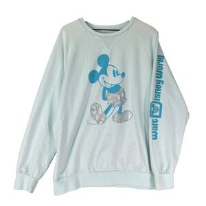 Disney Light Blue Mickey Mouse Sweatshirt